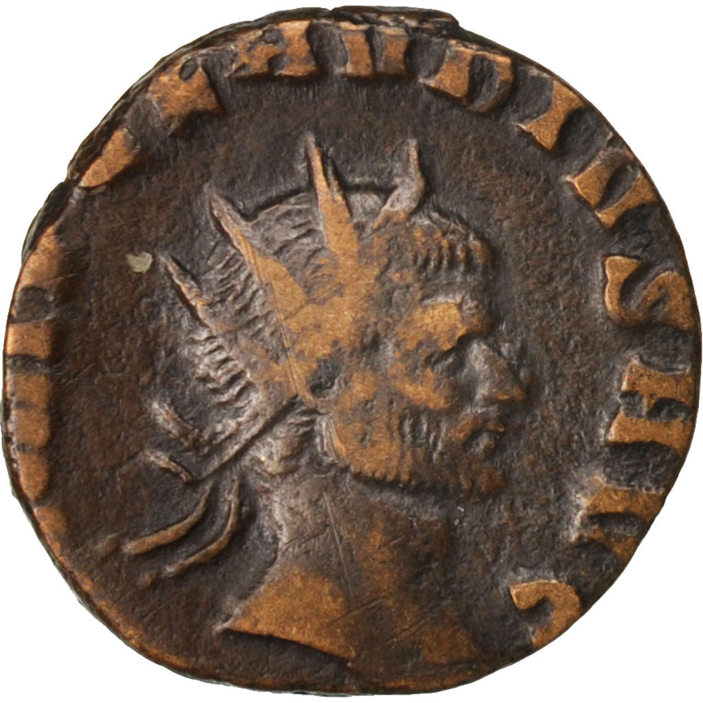 Claudius II (Gothicus), Antoninianus, Roma, S+, Billon, RIC:46