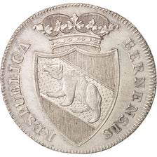 Coin, SWISS CANTONS, BERN, 1/2 Thaler, 1796, Bern, AU(55-58), Silver, KM:151