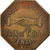 France, Denain, 1.500 Kilogram, VF(20-25), Brass, 27.6