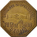 Moneta, Francja, 1 Kilo, AU(50-53), Mosiądz