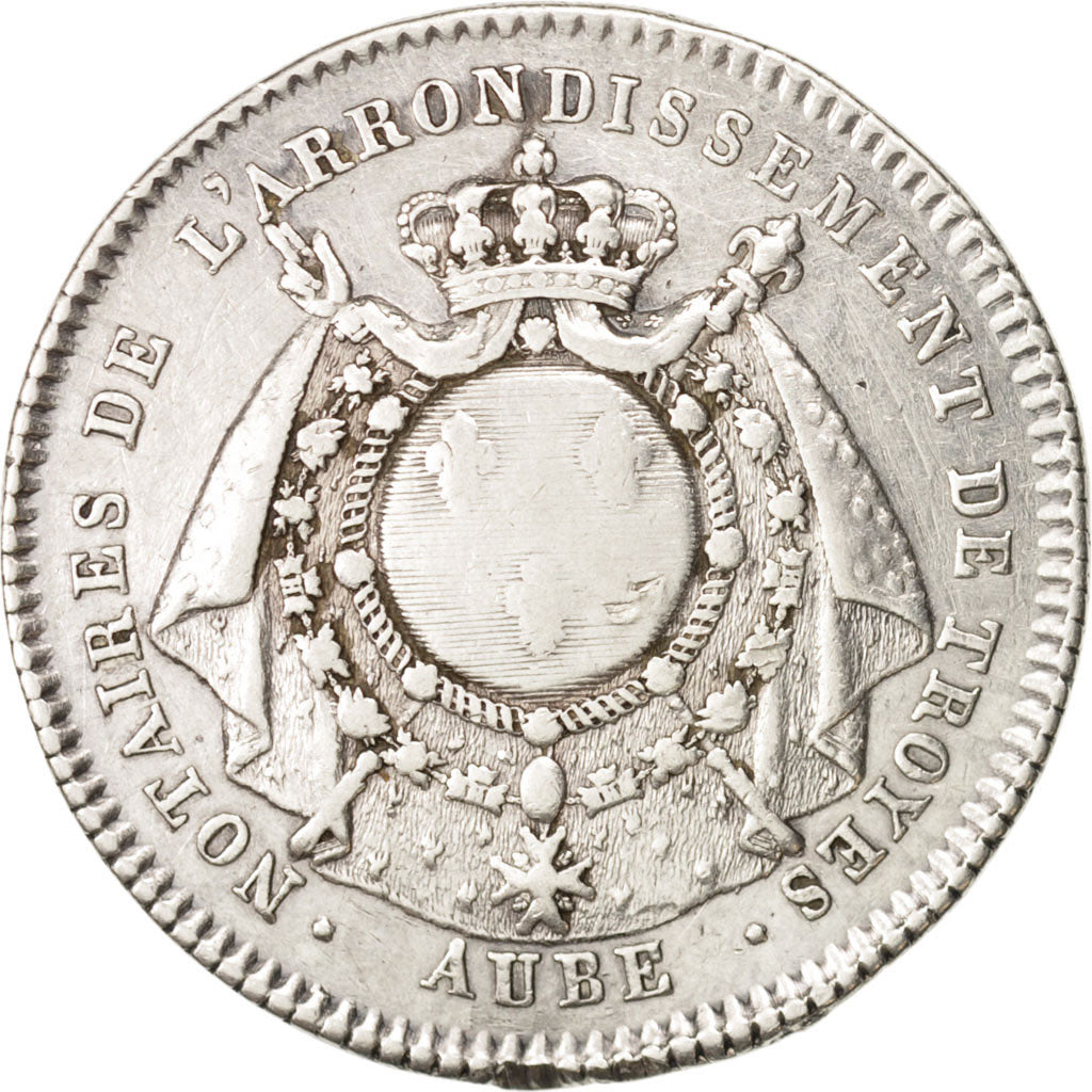 Frankrijk, Token, Notary, Notaires de l'arrondissement de Troyes, 1807, ZF