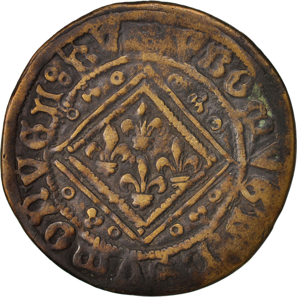 Francia, Medal, Royal, Jeton à la nef, MB+, Rame
