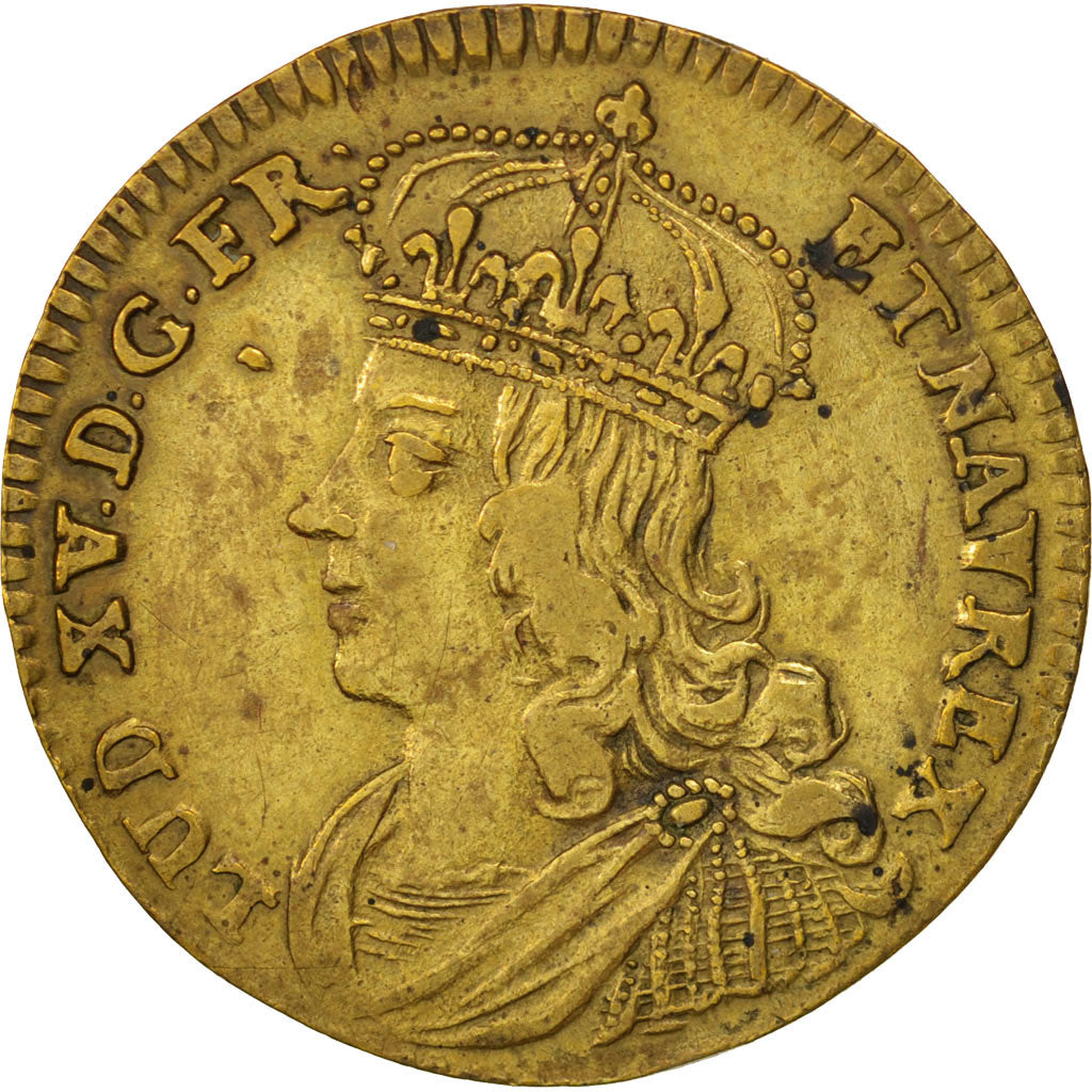 Francia, Token, Royal, Louis XV, BB, Ottone, Feuardent:13223