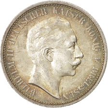 Coin, German States, PRUSSIA, Wilhelm II, 2 Mark, 1905, Berlin, MS(63), Silver