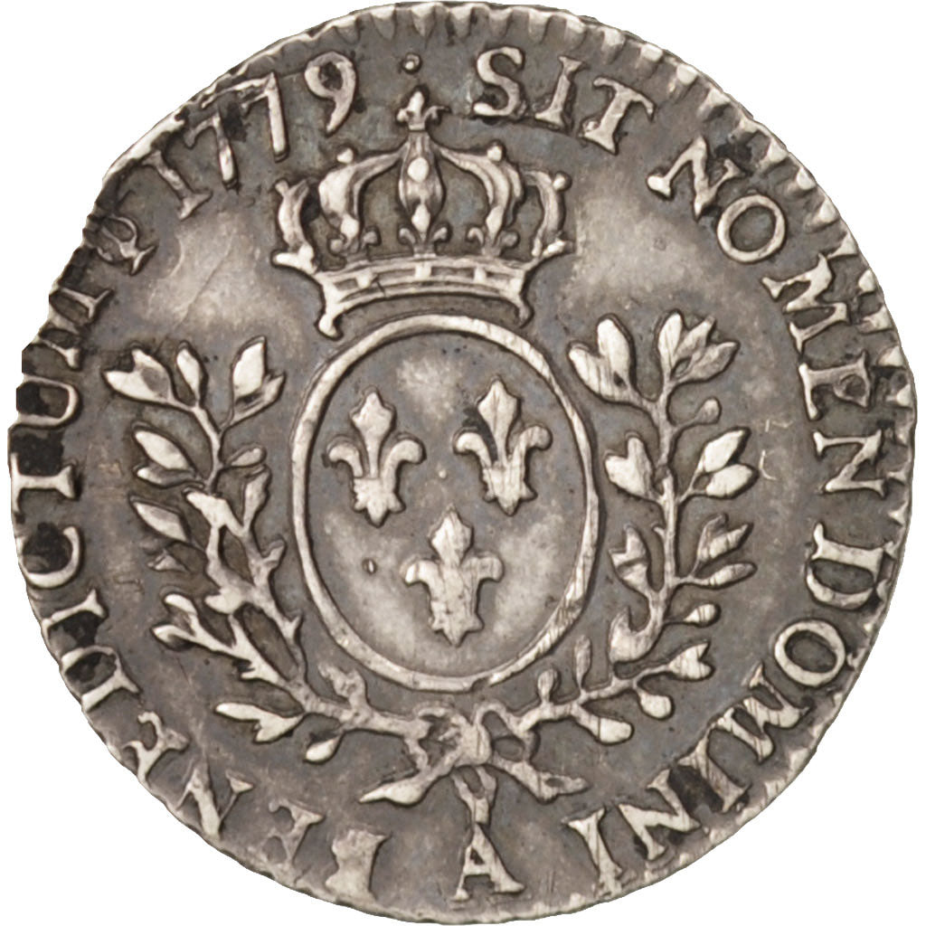 Coin, France, Louis XV, 1/20 Écu à la vieille tête (6 sols), 6 Sols, 1/20