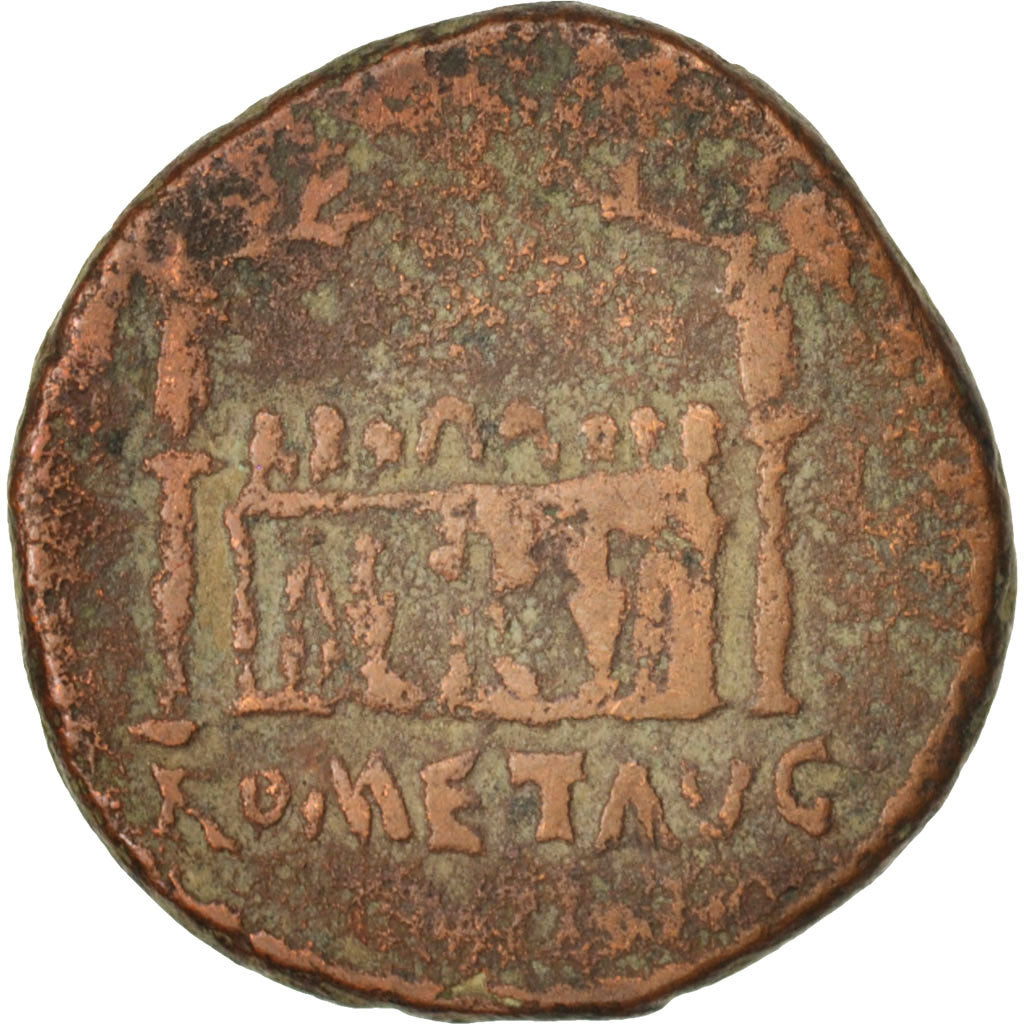 Augustus, As, Lyons, VF(20-25), Copper, RIC:230