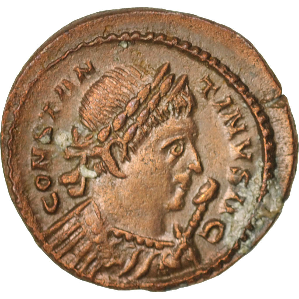 Constantine I, Nummus, 321, London, AU(50-53), Copper, RIC:205