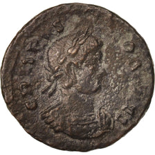 Coin, Crispus, Nummus, 322, Lyons, VF(30-35), Copper, RIC:168