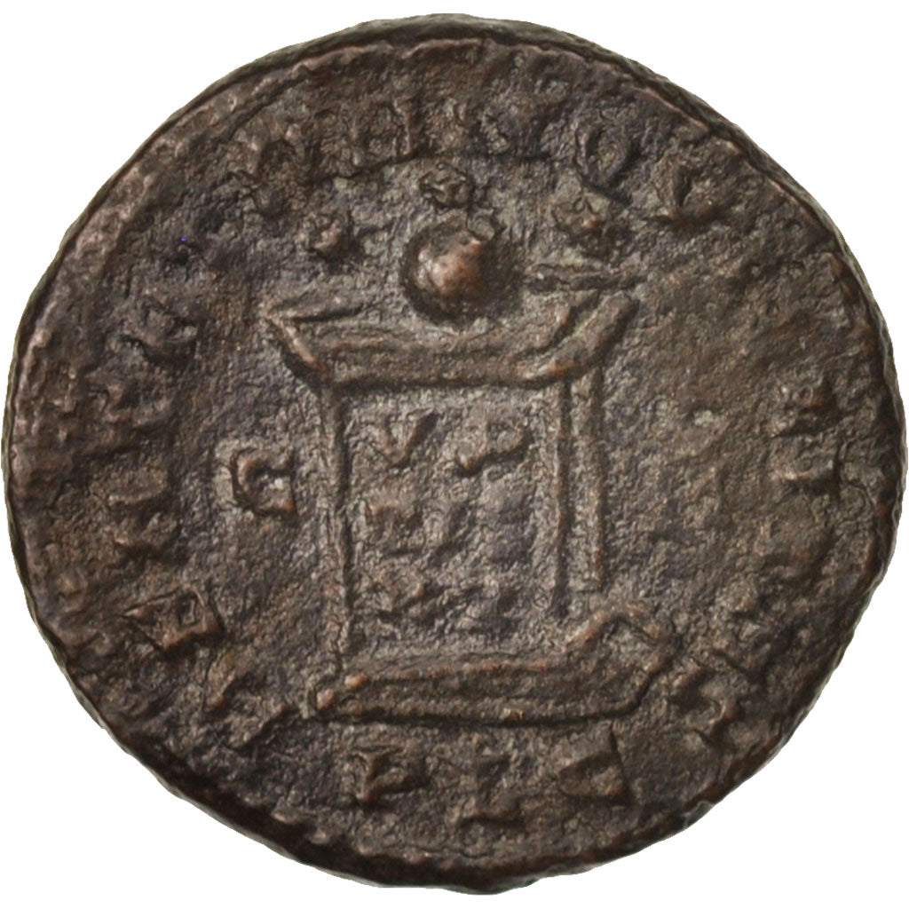 Coin, Crispus, Nummus, 322, Lyons, VF(30-35), Copper, RIC:168
