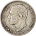 Coin, Spain, Alfonso XII, 2 Pesetas, 1882, Madrid, VF(30-35), Silver, KM:678.2