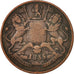 Coin, INDIA-BRITISH, 1/2 Anna, 1835, VF(20-25), Copper, KM:447.1