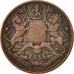 Münze, INDIA-BRITISH, 1/2 Anna, 1835, S, Kupfer, KM:447.1
