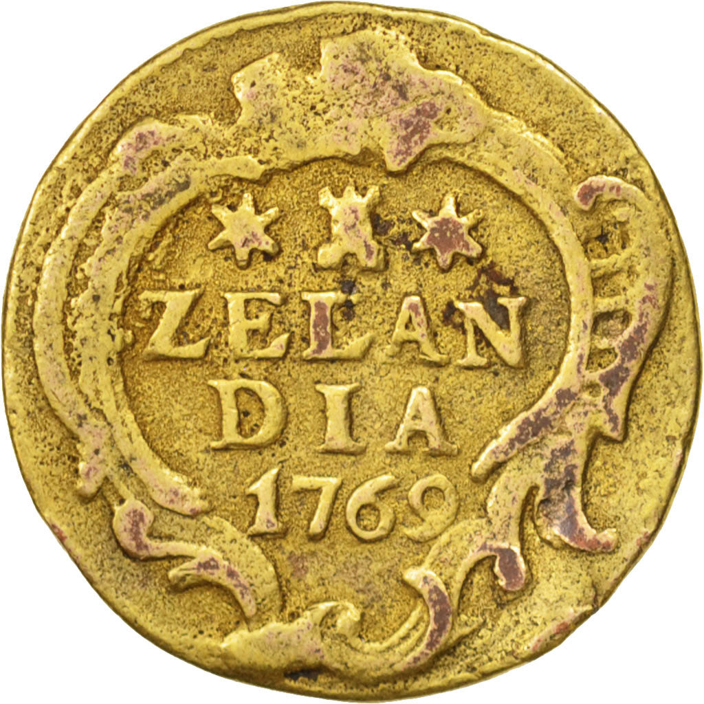 Netherlands, ZEELAND, Duit, 1769, EF(40-45), Copper, KM:101.1