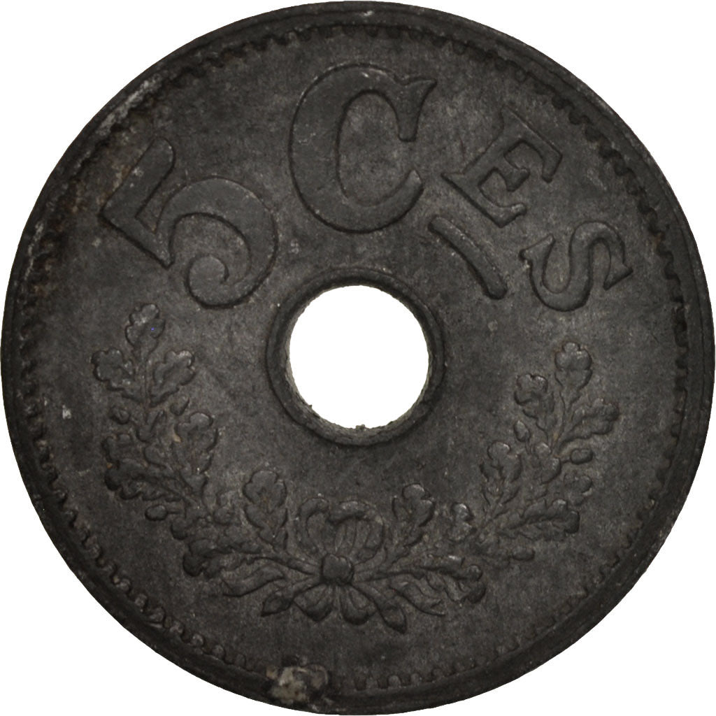 Lussemburgo, Marie Adelaide, 5 Centimes, 1915, BB+, Zinco, KM:27