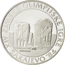 YUGOSLAVIA, 250 Dinara, 1983, KM #101, MS(65-70), Silver, 34, 17.00