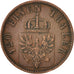 Coin, German States, PRUSSIA, Wilhelm I, 3 Pfennig, 1869, EF(40-45), Copper