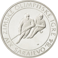 YUGOSLAVIA, 100 Dinara, 1982, KM #90, MS(65-70), Silver, 30, 13.05