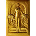France, Medal, Woman with Flowers, Arts & Culture, 1967, Benard, MS(65-70), Gilt