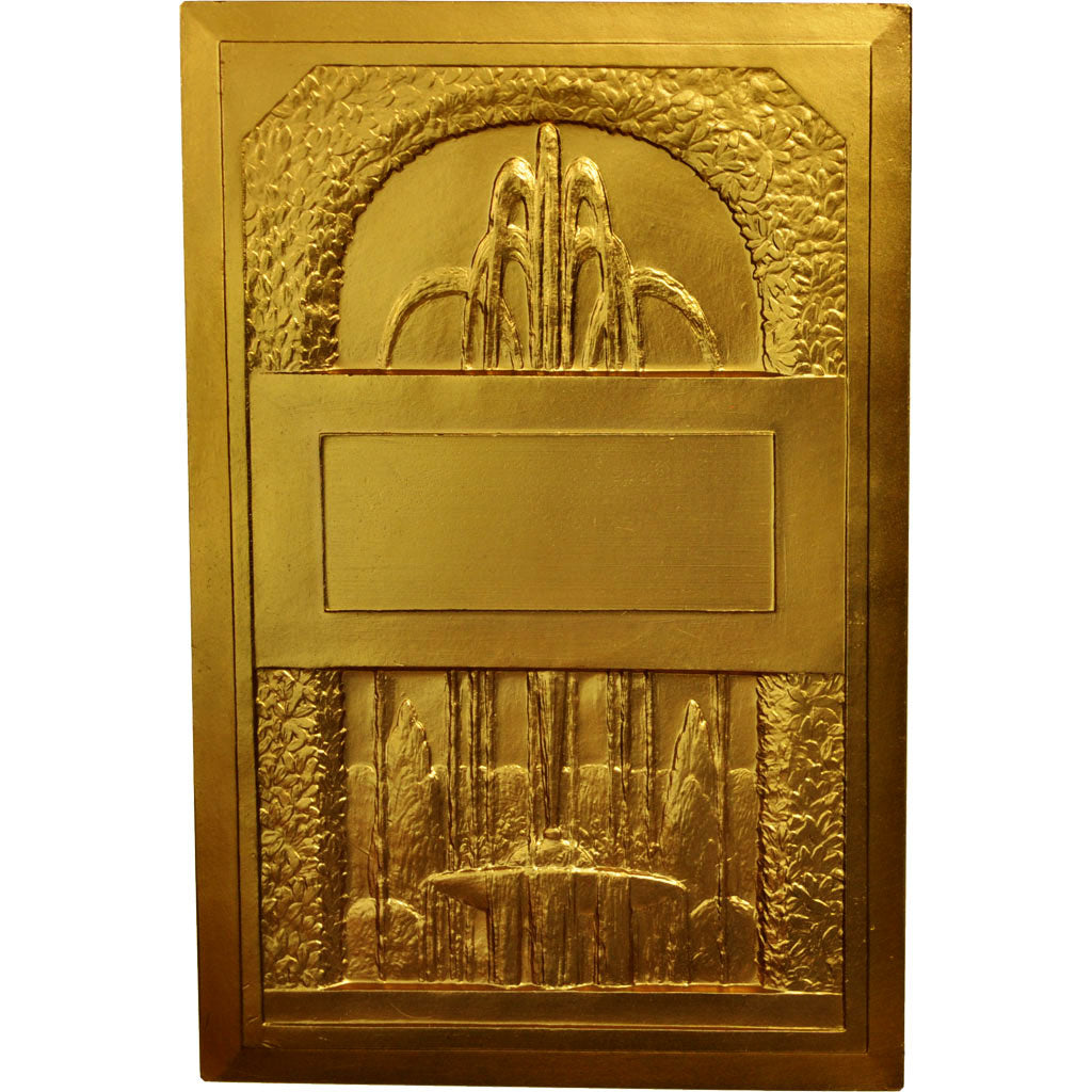 France, Medal, Woman with Flowers, Arts & Culture, 1967, Benard, MS(65-70), Gilt