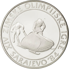 YUGOSLAVIA, 100 Dinara, 1983, KM #99, MS(65-70), Silver, 30, 12.80