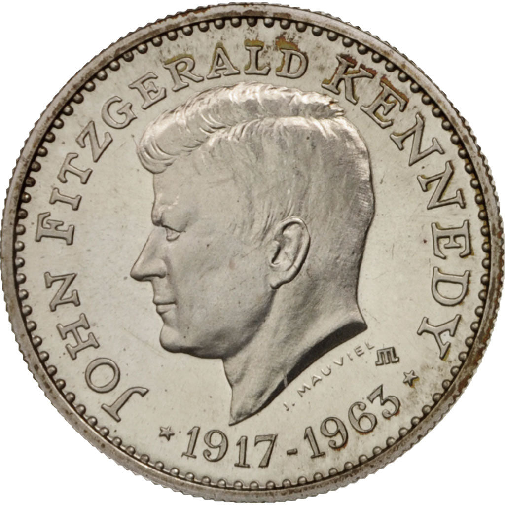 France, Medal, Kennedy, Les grands destins du XXe siècle, History, MS(65-70)