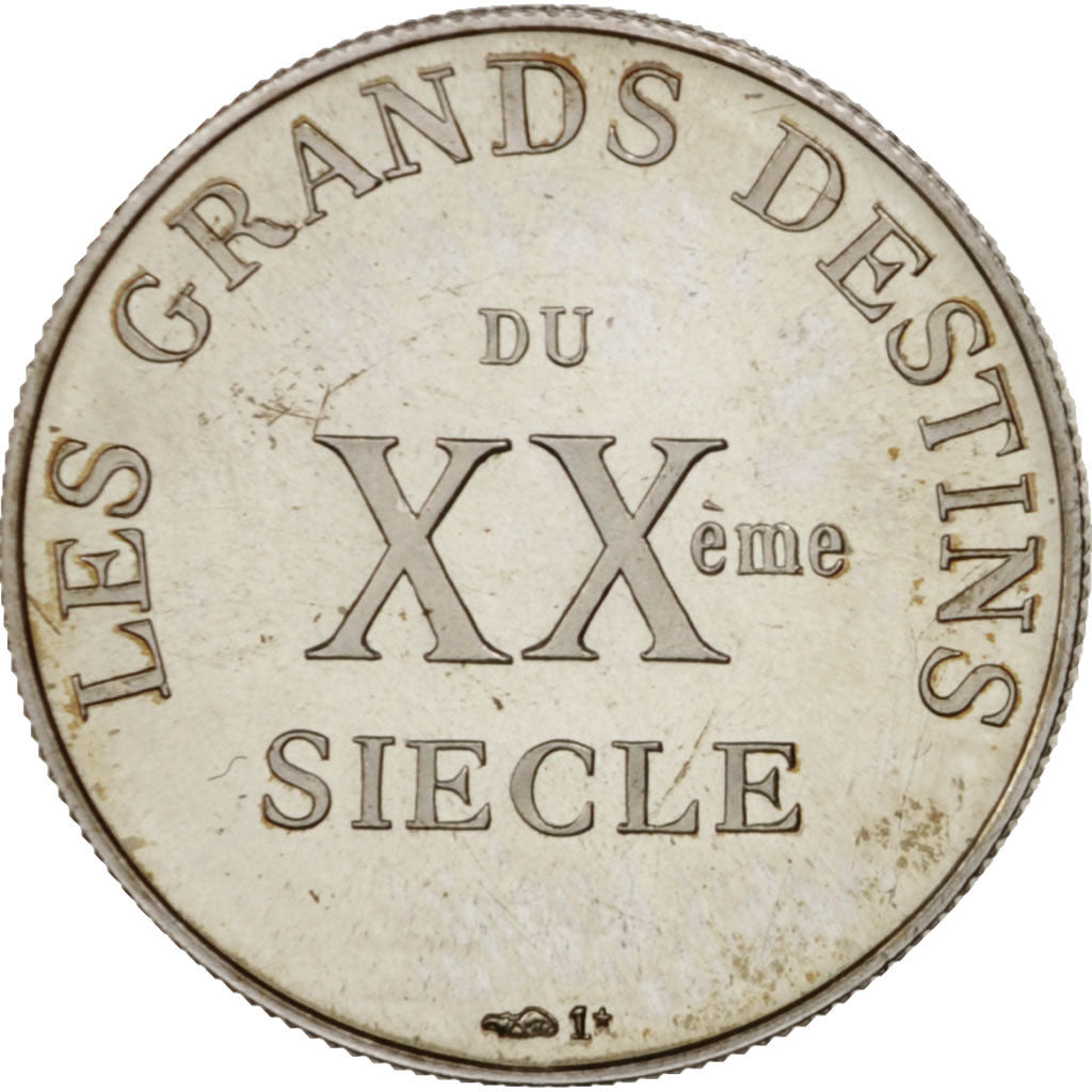 France, Medal, Kennedy, Les grands destins du XXe siècle, History, MS(65-70)