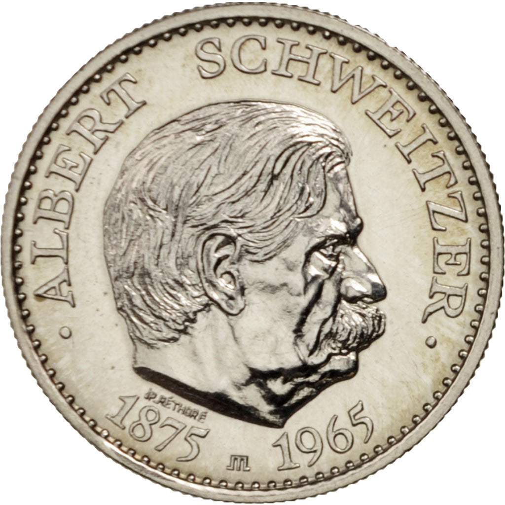 Francia, Medal, Albert Schweitzer, Les grands destins du XXe siècle, History...
