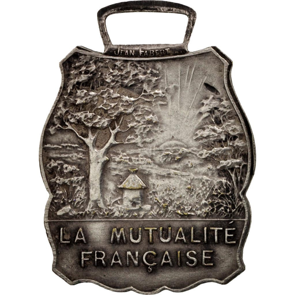 France, Medal, La Mutualité Française, Politics, Society, War, TTB+, Cuivre