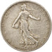 France, Semeuse, 2 Francs, 1912, Paris, VF(30-35), Silver, KM:845.1, Gadoury:532