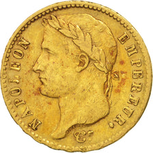 France, Napoléon I, 20 Francs, 1808, Paris, VF(30-35), Gold, KM:687.1