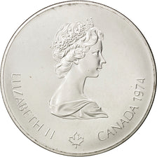 CANADA, 5 Dollars, 1974, Royal Canadian Mint, KM #92, MS(63), Silver, 38, 24.35