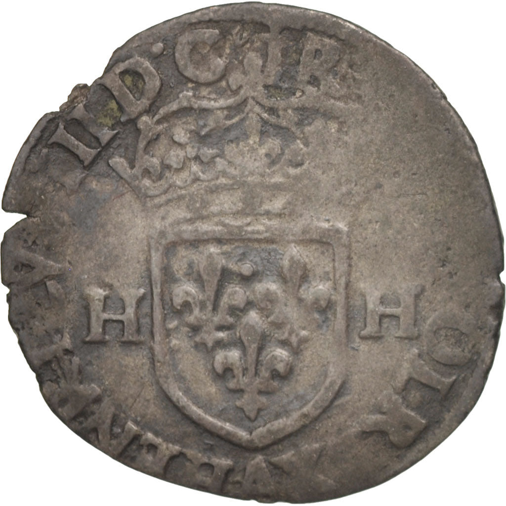Francia, Douzain with 2H, Paris, B+, Biglione, Duplessy:1140