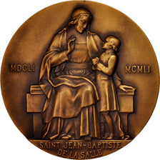 Francia, Medal, Saint Jean-Baptiste De La Salle, Religions & beliefs, Lejeune