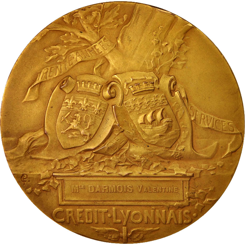 France, Medal, Henri Germain fondateur du Crédit Lyonnais, Politics, Society