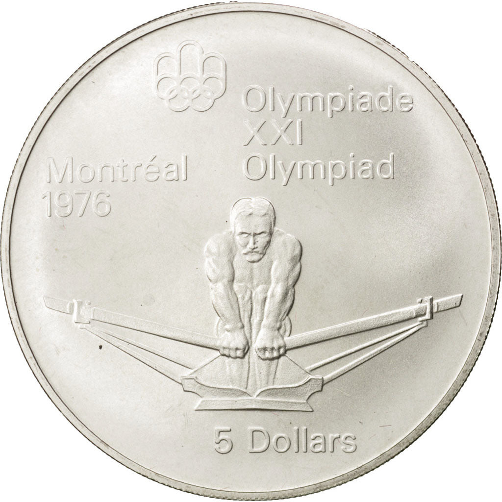 Coin, Canada, Elizabeth II, 5 Dollars, 1974, Royal Canadian Mint, Ottawa