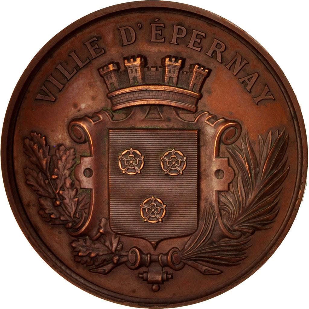 France, Medal, Ville d'Épernay, Société d'Horticulture et de viticulture