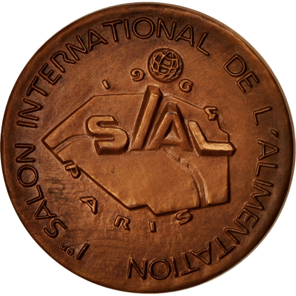 Francia, Medal, 1er Salon international de l'alimentation, Business & industry