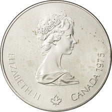 CANADA, 5 Dollars, 1975, Royal Canadian Mint, KM #99, MS(63), Silver, 38, 24.34