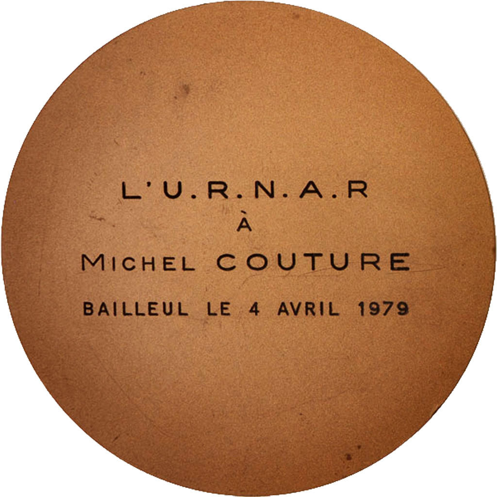 France, Medal, L'U.R.N.A.R, Business & industry, 1979, SUP, Bronze