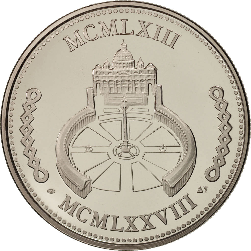 Francia, Medal, Paulus VI, Religions & beliefs, FDC, Nichel