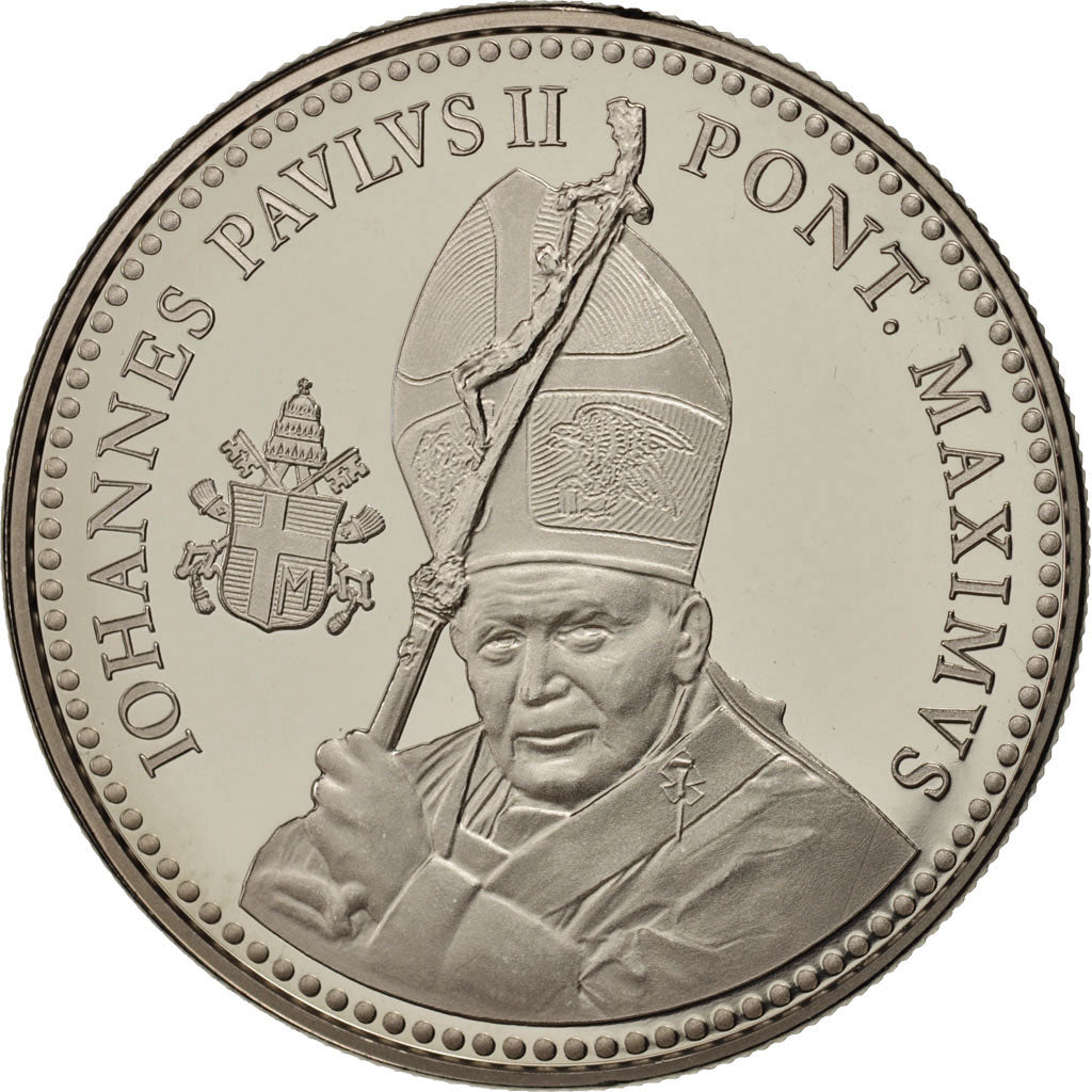 Frankreich, Medal, Iohannes Paulus II, Religions & beliefs, STGL, Nickel