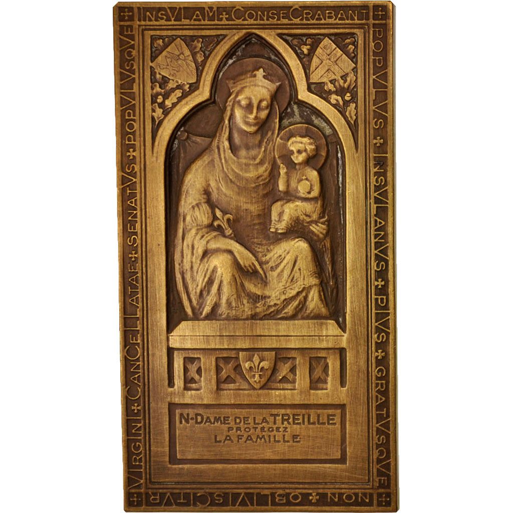 France, Medal, Notre-Dame de la Treille, Lille, Religions & beliefs, AU(50-53)