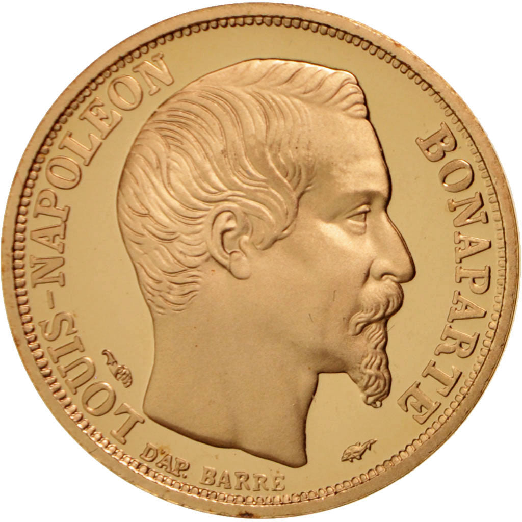 France, Medal, Louis-Napoléon Bonaparte, 10 Francs, French Fifth Republic