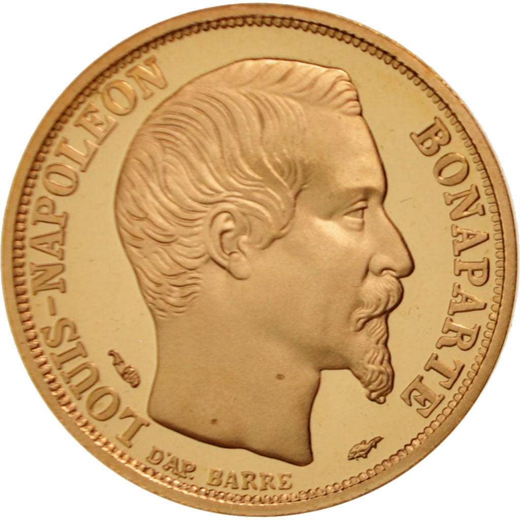 France, Medal, Louis-Napoléon Bonaparte, 10 Francs, French Fifth Republic