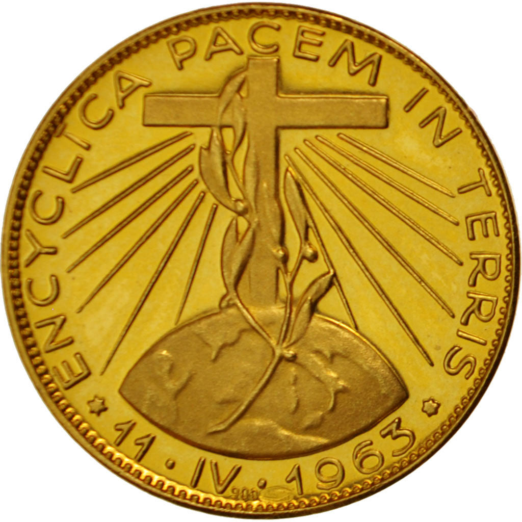Vaticano, Medal, Iohannes XXIII, Encyclica Pacem in Terris, Religions & beliefs