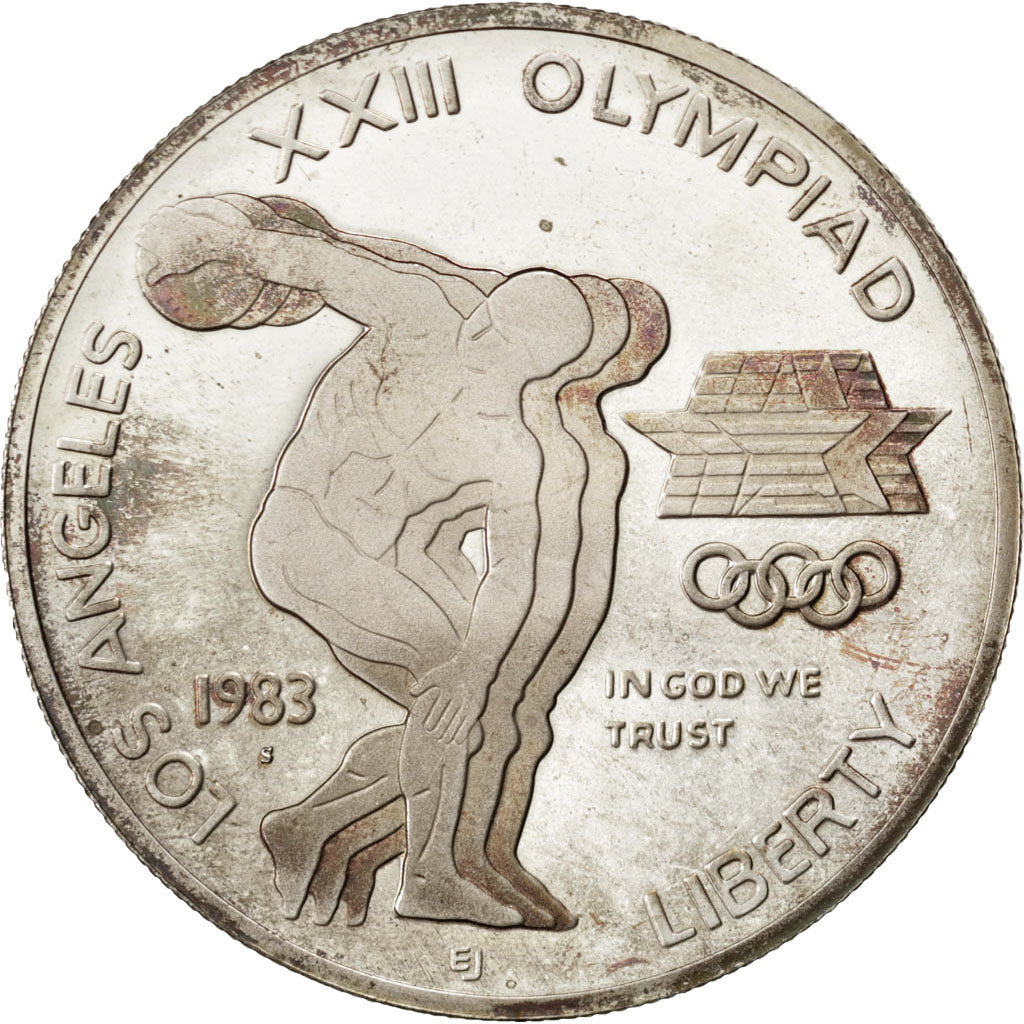 United States, 1 Dollar, 1983, San Francisco, KM #209, MS(65-70), Silver, 38.1,.