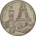 France, Medal, Tunnel sous la Manche - Elizabeth II, Mitterrand, History, 1994