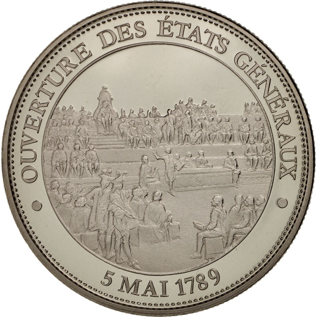 Francia, Medal, Ouverture des États Généraux, History, FDC, Nichel