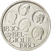 BELGIUM, 500 Francs, 500 Frank, 1980, Brussels, KM #161, AU(55-58), Silver Clad.
