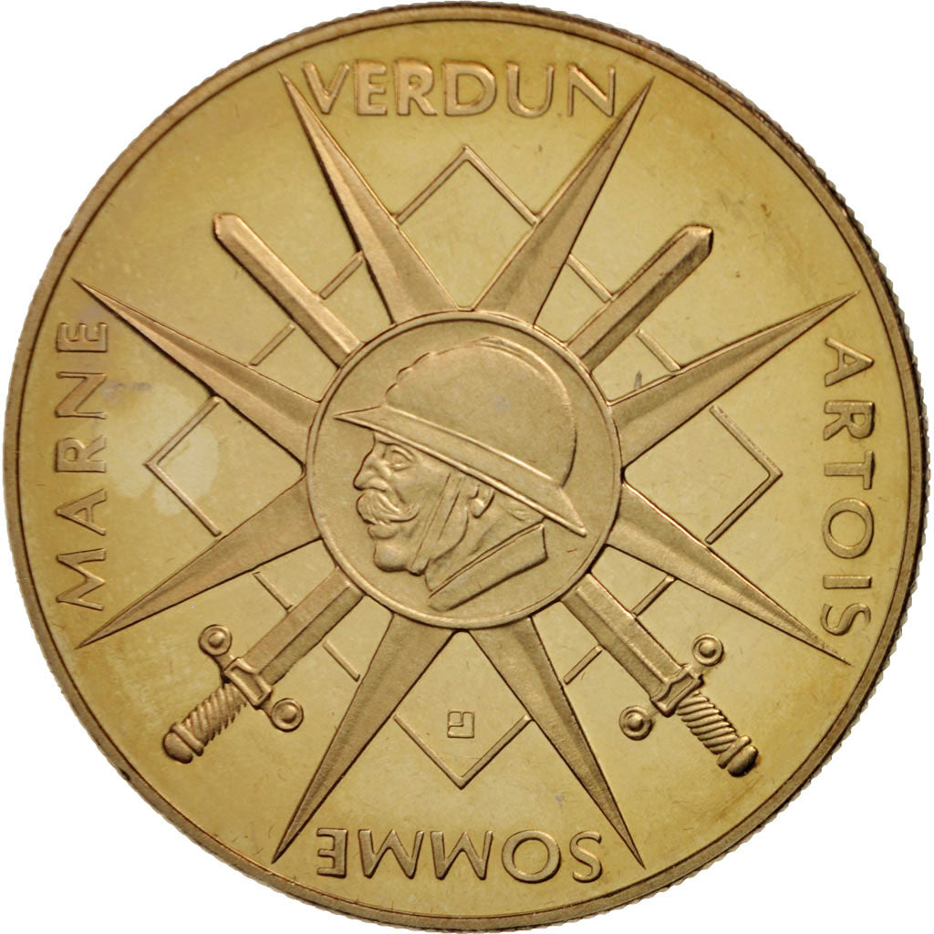 Francia, Medal, Foch - Clémenceau, French Fifth Republic, History, 1998